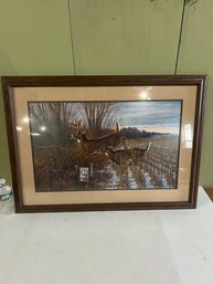 Lot 180- Michael Sieve Signed And Numbered Deer Print