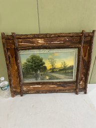Lot 182- Great Adirondack Framed Print 25x20 1/2