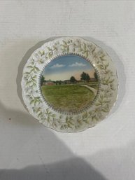 Lot 214- Vermont State Sanatorium Plate. Presented By Redfield Proctor. 8 In