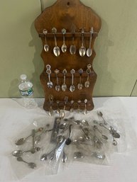 Lot 215- Large Lot Of Souvenir Spoons