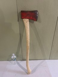 Lot 217- Vintage Axe With Wooden Handle