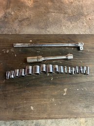 Lot 273- Variety Of Socket And Breaker Bar