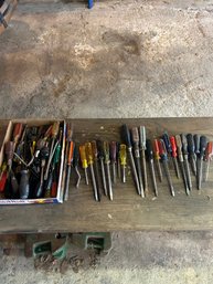 Lot 278- Large Lot Of Assorted Screw Drivers
