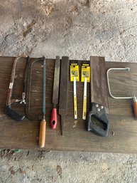 Lot 284- Assorted Saws And Rasp Files