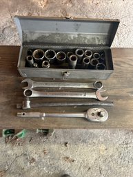 Lot 288- Heavy Duty Ratchets, Sockets And Wrenches