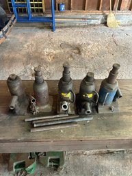 Lot 292- Five Hydraulic Bottle Jacks