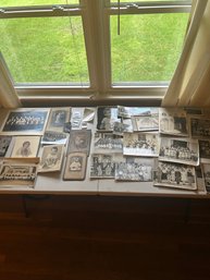 Lot 82- Large Lot Of Black And White Photographs-rutland VT School Pictures And More