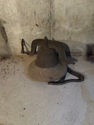 Lot 148- Large Cast Iron School Bell