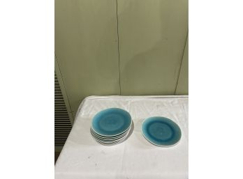 8 Nicole Miller Plates Approximately 9