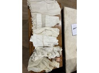 Vintage Childrens Clothing, Including A Pair Of Shoes Ans Gloves