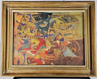 Unsigned Mixed Medium Collage