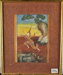 Antique Thai Epic Illuminated Page