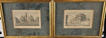 Pair Of Architectural Prints