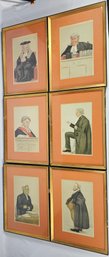 Group Of Six Prints Spy Signature - Judges