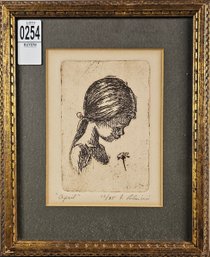 Signed Frank Palmieri Lithograph - April