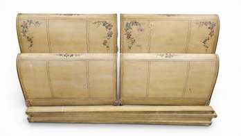 Pair Of Vintage Cottage Pine Single Beds