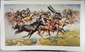 Frank C. McCarthy Greenwich Workshop 1988 Print - The Last Stand : Little Big Horn