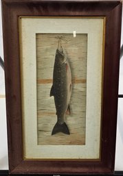 Signed W.L. Steward Painting - Trout