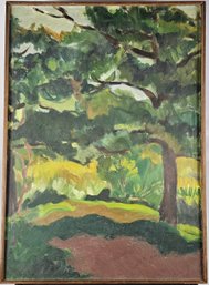 Unsigned Oil On Canvas Impressionist Style - Landscape