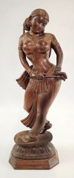 Nicely Carved Vintage Indian Goddess Statue