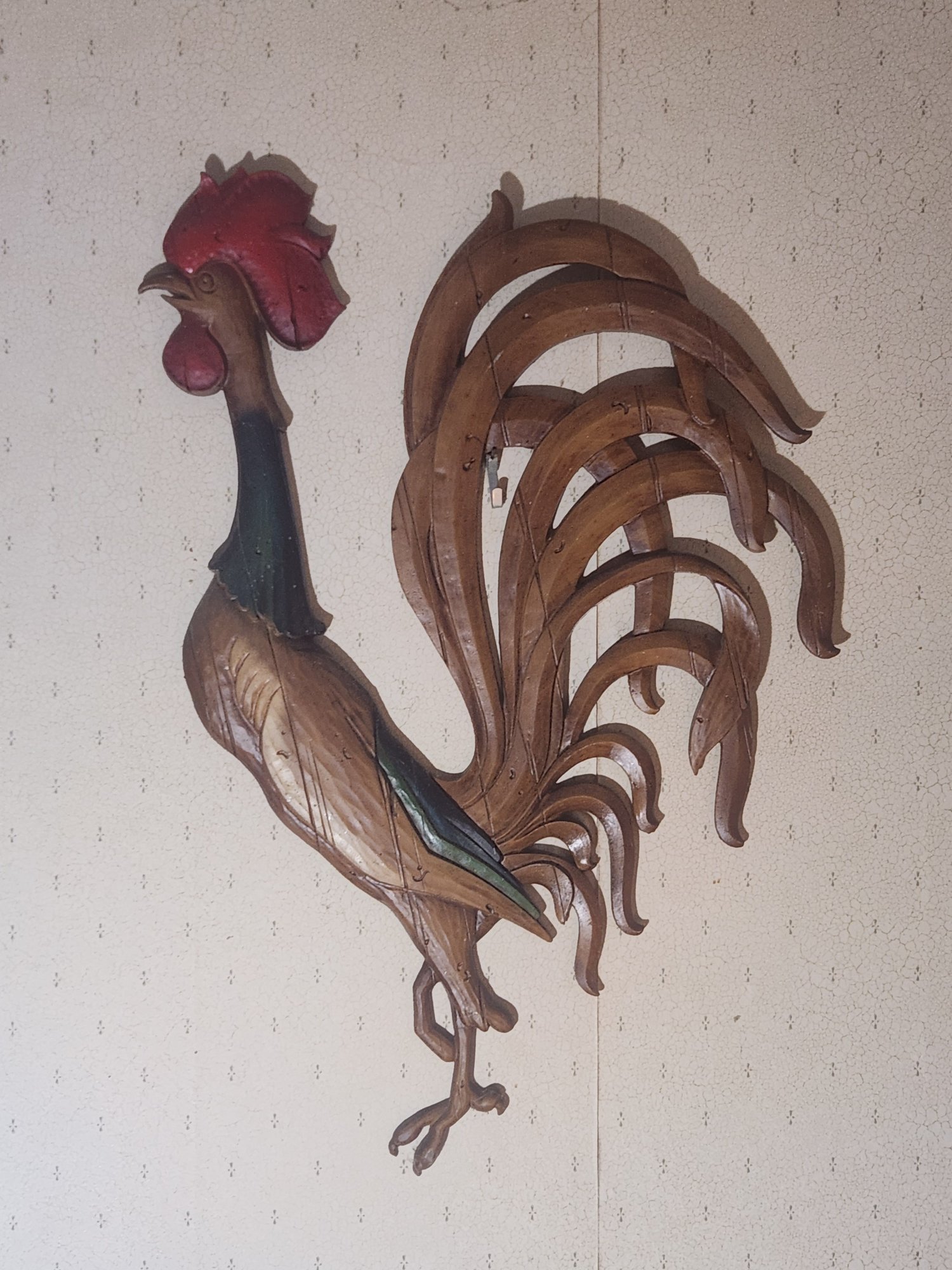Sexton Cast Aluminum Rooster Wall Plaque #16075 | Auctionninja.com