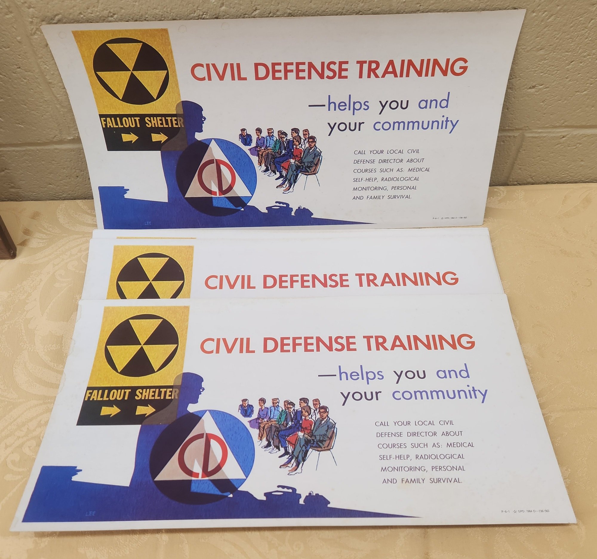 Commando Training Poster 9 1954 Civil Defense Training Advertising Posters #16231 | Auctionninja.com