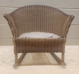 Child's Lloyd Loom Style Wicker Rocker