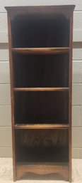 Narrow Painted Maple Bookcase