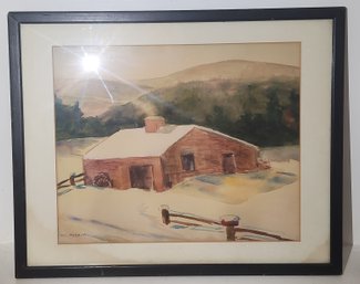 S.L.Medalia Watercolor Painting