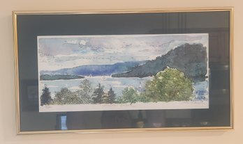 Signrd Limited Edition Print #15/100 Of Keuka Lake By L.E.Doust