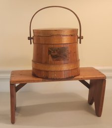 Country Stool And Small Furkin