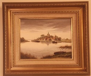 Will Painting On Board Signed V.D.Ven