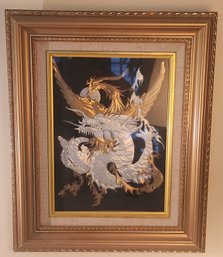 Phoenix Bird And Dragon Diorama