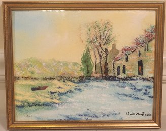 Framed Claude Monet Copy Animal On Coppersigned A I F