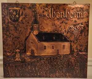 Copper Foil Art On Board Of Wenheim Church