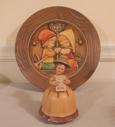 Anri Wedding Day Plate And Thorens Figural Music Box (working)