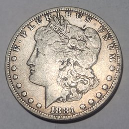 1881 Morgan Silver Dollar