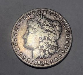 1880 O Morgan Silver Dollar
