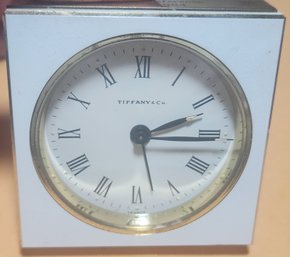 Tiffany And Company Dtesser Clock With Alarm
