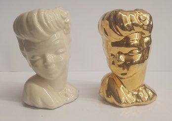 Is Two Ladyhead Vases