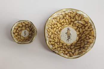 Planters Peanuts Tin Lithographed Bowl Set