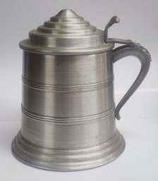 Vintage Spun Uluminum Tankard Ice Bucket