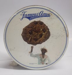 Famous Amos Cookies Advertising Tin