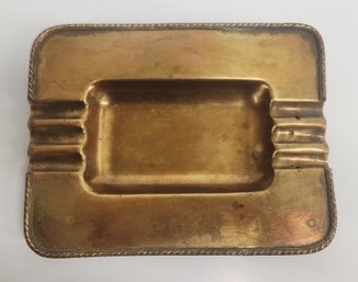 Mid Century Indian Brass Ashtray