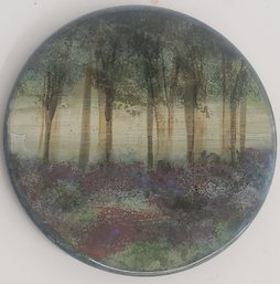 Highland Stoneware Artist Signed Hot Plate