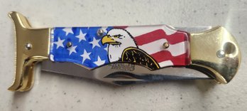 Patrotic Lock Blade Knife