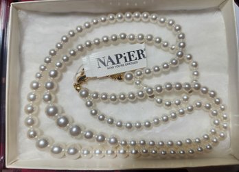 Napier Faux Pearl Necklace
