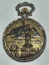 Limited Edition A Member Of Statue Of Liberty Pocket Watch