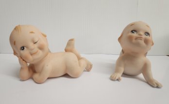Two Bisque Kewpies