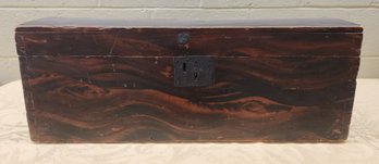 Grain Painted Pine Dome Top Box